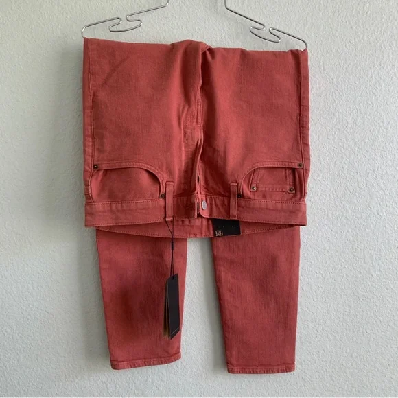FRYE NWT veronica cropped skinny jeans size 28 mid-rise cotton blend new denim